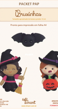Timart - Fátima Barbosa - Little witches - Bruxinhas - Portuguese