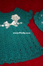 crochet skirt and hat