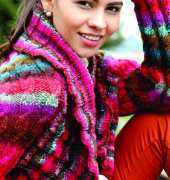 Noro Kureyon Shrug Y-743 by Eisaku Noro Design Team - Free