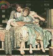 Artecy Cross Stitch - The Music Lesson - Lord Frederick Leighton