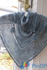 The Age of Brass and Steam Kerchief by Orange Flower Yarn-E,G,I-Free