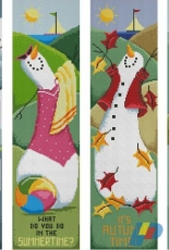 4 Season Snowmen from Cross-Stitch and Needlework