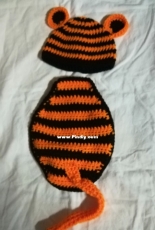 tiger diaper cover set