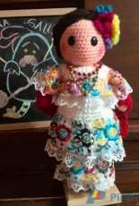 Amigurumis de la Casa de los Tejidos de Mamá Gallina - Romina Garza - Yucateca Flower Doll- Spanish