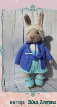Dina Zvereva - Bunny and Clothes - Зайка и одежда - Russian