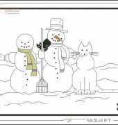 Calico Crossroads - Kats by Kelly - Snowcat XSD