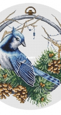 Art Stitch - Blue Jay by Luna Alexsova XSD