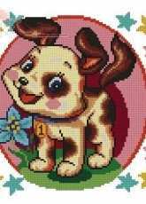 Вишивка хрестиком / Cross Art 0723 Dog 3