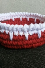 Afecta - Marie Dalgaard - Round Christmas Bread Basket - Danish and english - Free