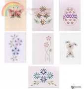 Kreinik Leaflet-Embroidery Stitching Cards