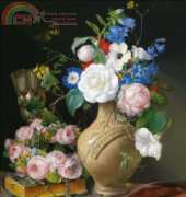 Golden Kite 2537 - Still Life with a Wreath of Roses (Medium)