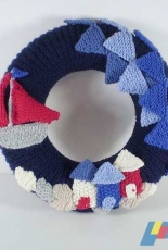 Frankies Knitted Stuff-Seaside Wreath by Frankie Brown-Free