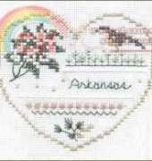The Victoria Sampler HA#25 - Heart of America Arkansas by Thea Dueck