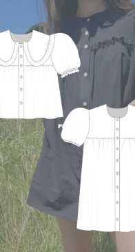 Sunday School Patterns - Maddy Brookall - Blythe Babydoll - Sizes XS-4XL