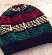 Say It With Color Beanie  by Galzanne Knits