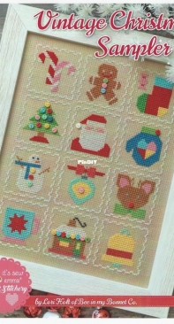Its Sew Emma Stitchery - ISE-402 - Vintage Christmas Sampler - Lori Holt
