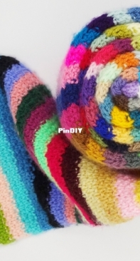 Frankies Knitted Stuff - Shade Card Scarf by Frankie Brown - Free