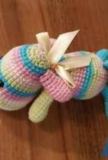 Stripy sock puppy by Lilleliis.