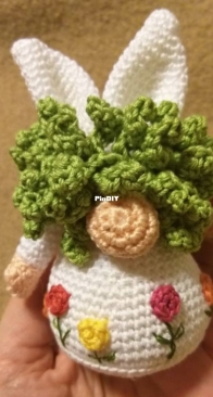 Easter bunny gnome