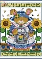 Design Works Crafts 9640 - Gardener by Joan Elliott