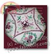 Faby Reilly Flowery (JUNE) biscornu