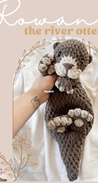 Loops to Loveys - Chantel - Rowan the River Otter, Rowan the River Mod and Reed  the Otter Pup
