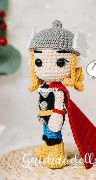 Guichai Crochet Dolls - Armano Ginji - Teechalit Wattanawongwisut - Thor Comic- Spanish