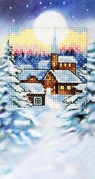 Orchidea 6233 - Winter evening Postcard