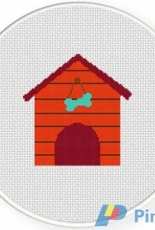 Daily Cross Stitch - Dog House