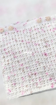 Gek op Haken - Tjeempie Designs - Marja Waalwijk - Baby sweater in Tunisian stitch - Babytruitje in Tunische steek - Dutch