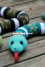 UP Sommers Creations - Crochet Boa Snake - Free