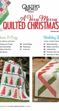 Quilters World - A Very Merry Quilted Christmas - Christmas 2024