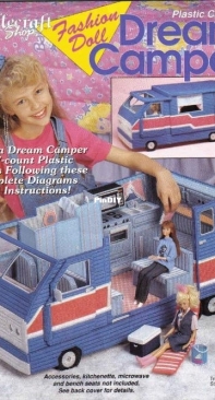 The Needlecraft Shop Fashion Doll Dream Camper Plastic Canvas.