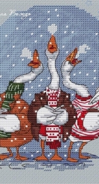 Singing Geese by Mila Vozhd