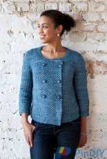 Blue Daisy cardigan by Hilary Smith Callis/twist collective spring/summer 2011