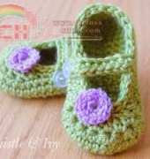 Whistle and Ivy - Bethany Dearden - Little Dot Mary Janes Crochet Pattern - Free