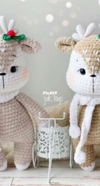 Juk Toys - Juliya Juk - Юлия Жук - Deer - Олень Олененок - Russian