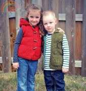 The Marek Puffy Vest (child sizes) by Sincerely Pam