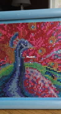 diamond painting peacock
