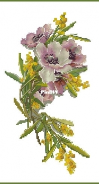 Paradise Stitch - Anemones by Olga Lankevich XSD