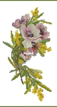 Paradise Stitch - Anemones by Olga Lankevich XSD