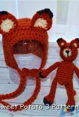 My Sweet Potato 3 - Christine Mitchell - Fox Bonnet and Stuffy Set