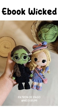 Niegurumi - Stephanie Olivera - E-Book Wicked: Glinda and Elphaba - Spanish