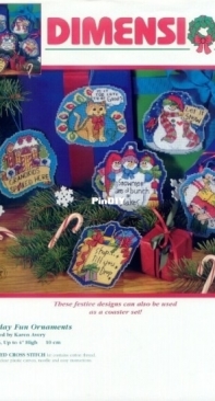 Dimensions - 8647 Holiday Fun Ornaments XSD