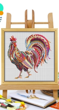 Awesome Pattern Studio - CS275 - Mandala Rooster XSD