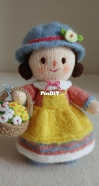 Rosie the flower seller by Jeangreenhowe