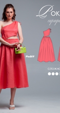 Lekamarket - Roksi Dress - Sizes 158-176 - Russian