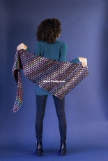 Rainbow Bricks Shawl by Universal Yarn-Free