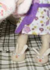 cat girl felted