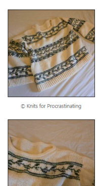 Leafy Sweater by Knits for Procrastinating - English, Danish